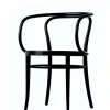 209 Armstol, sort fra Thonet