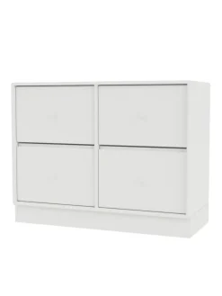 4124 kommode inkl. hjul fra Montana