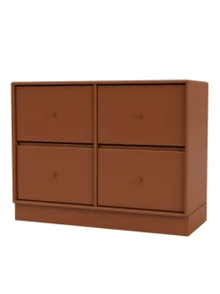 4124 kommode inkl. hjul fra Montana