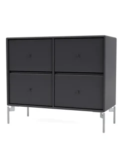 4124 kommode inkl. hjul fra Montana