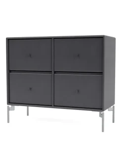 4124 kommode inkl. hjul fra Montana