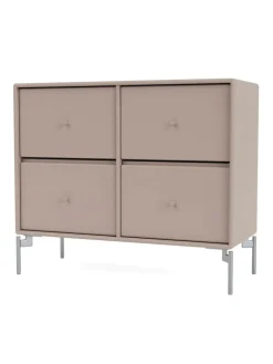 4124 kommode inkl. hjul fra Montana