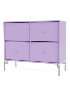 4124 kommode inkl. hjul fra Montana