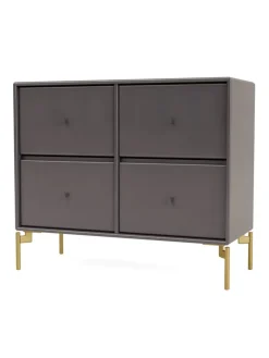 4124 kommode inkl. hjul fra Montana