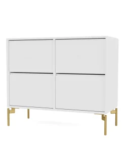 4124 kommode inkl. hjul fra Montana