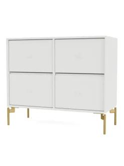 4124 kommode inkl. hjul fra Montana