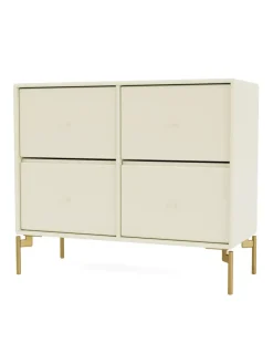 4124 kommode inkl. hjul fra Montana