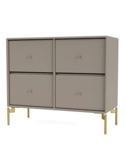 4124 kommode inkl. hjul fra Montana