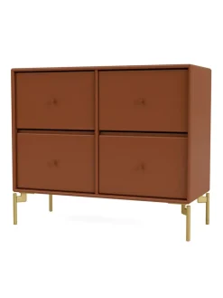 4124 kommode inkl. hjul fra Montana