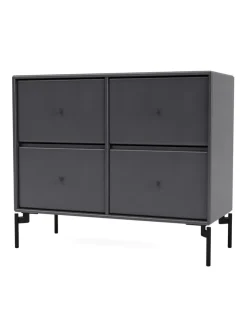 4124 kommode inkl. hjul fra Montana