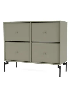 4124 kommode inkl. hjul fra Montana