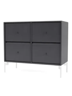 4124 kommode inkl. hjul fra Montana