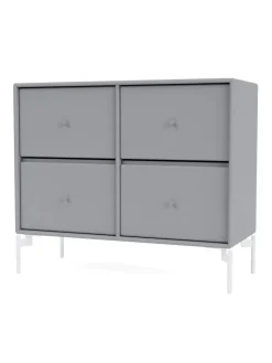 4124 kommode inkl. hjul fra Montana