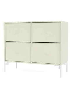 4124 kommode inkl. hjul fra Montana