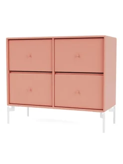 4124 kommode inkl. hjul fra Montana