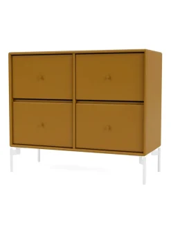 4124 kommode inkl. hjul fra Montana