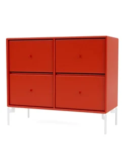 4124 kommode inkl. hjul fra Montana