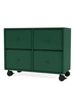 4124 kommode inkl. hjul fra Montana