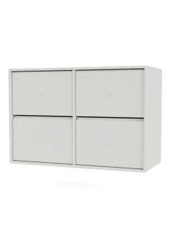 4124 kommode inkl. hjul fra Montana