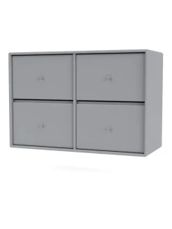 4124 kommode inkl. hjul fra Montana