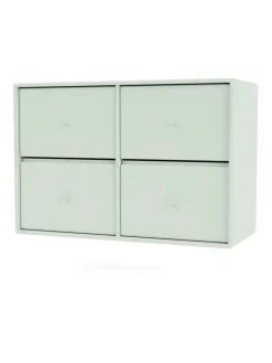 4124 kommode inkl. hjul fra Montana