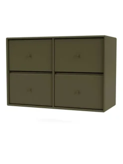 4124 kommode inkl. hjul fra Montana