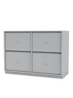 4124 kommode inkl. hjul fra Montana