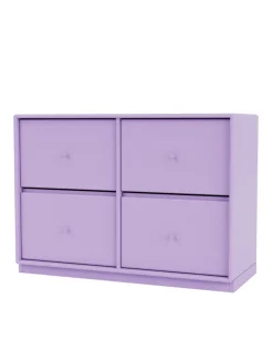 4124 kommode inkl. hjul fra Montana