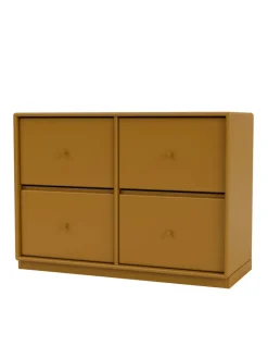 4124 kommode inkl. hjul fra Montana