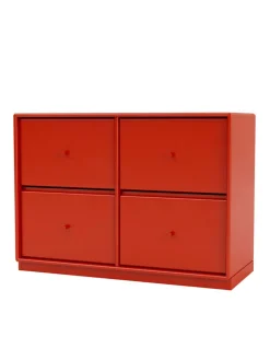 4124 kommode inkl. hjul fra Montana