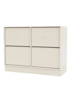 4124 kommode inkl. sokkel fra Montana