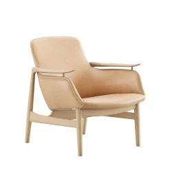 53 Lænestol, eg klar olie af Finn Juhl