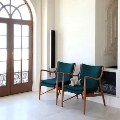 45 Lænestol, eg klar olie af Finn Juhl