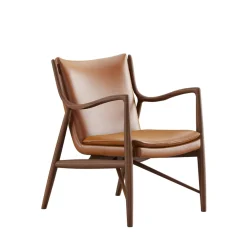 45 Lænestol, eg olie af Finn Juhl