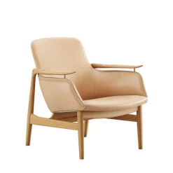 53 Lænestol, valnød af Finn Juhl