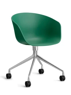 About a Chair AAC52 Forsidepolstret, hvid skal fra Hay