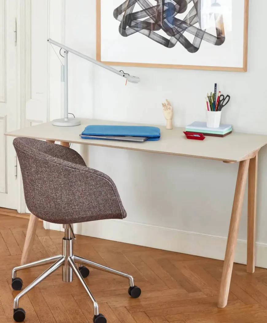 About a Chair AAC52 Forsidepolstret, hvid skal fra Hay