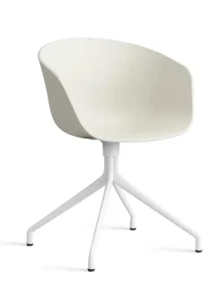 About a Chair AAC52 Forsidepolstret, hvid skal fra Hay