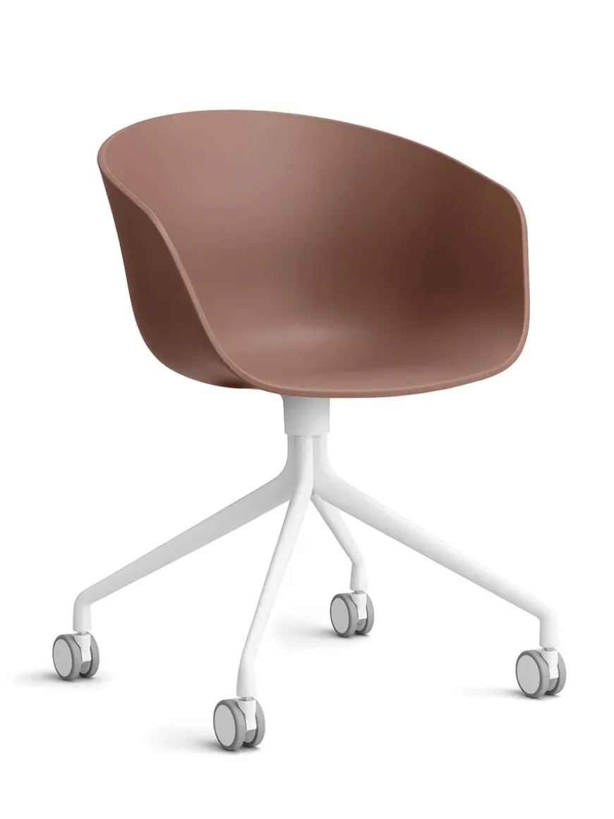 About a Chair AAC52 Forsidepolstret, hvid skal fra Hay