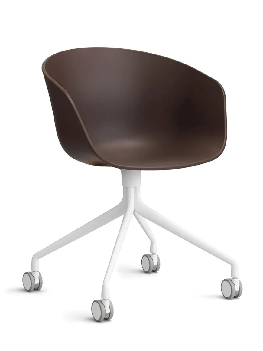 About a Chair AAC52 Forsidepolstret, hvid skal fra Hay