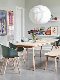 About a Chair AAC22 forsidepolstret, hvid skal fra Hay