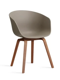 About a Chair AAC22 forsidepolstret, hvid skal fra Hay