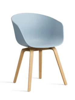 About a Chair AAC22 forsidepolstret, hvid skal fra Hay