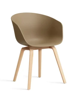 About a Chair AAC22 forsidepolstret, hvid skal fra Hay