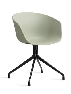 About a Chair AAC52 Forsidepolstret, sort skal fra Hay