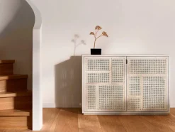 Air Sideboard, oak/cane fra Design House Stockholm