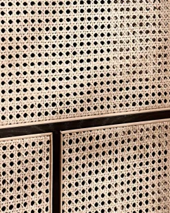 Air Sideboard, white/cane fra Design House Stockholm