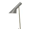 AJ Mini Table Lamp, grey/brass af Arne Jacobsen