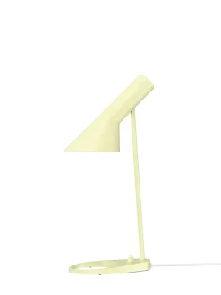 AJ Mini Table Lamp, grey/brass af Arne Jacobsen