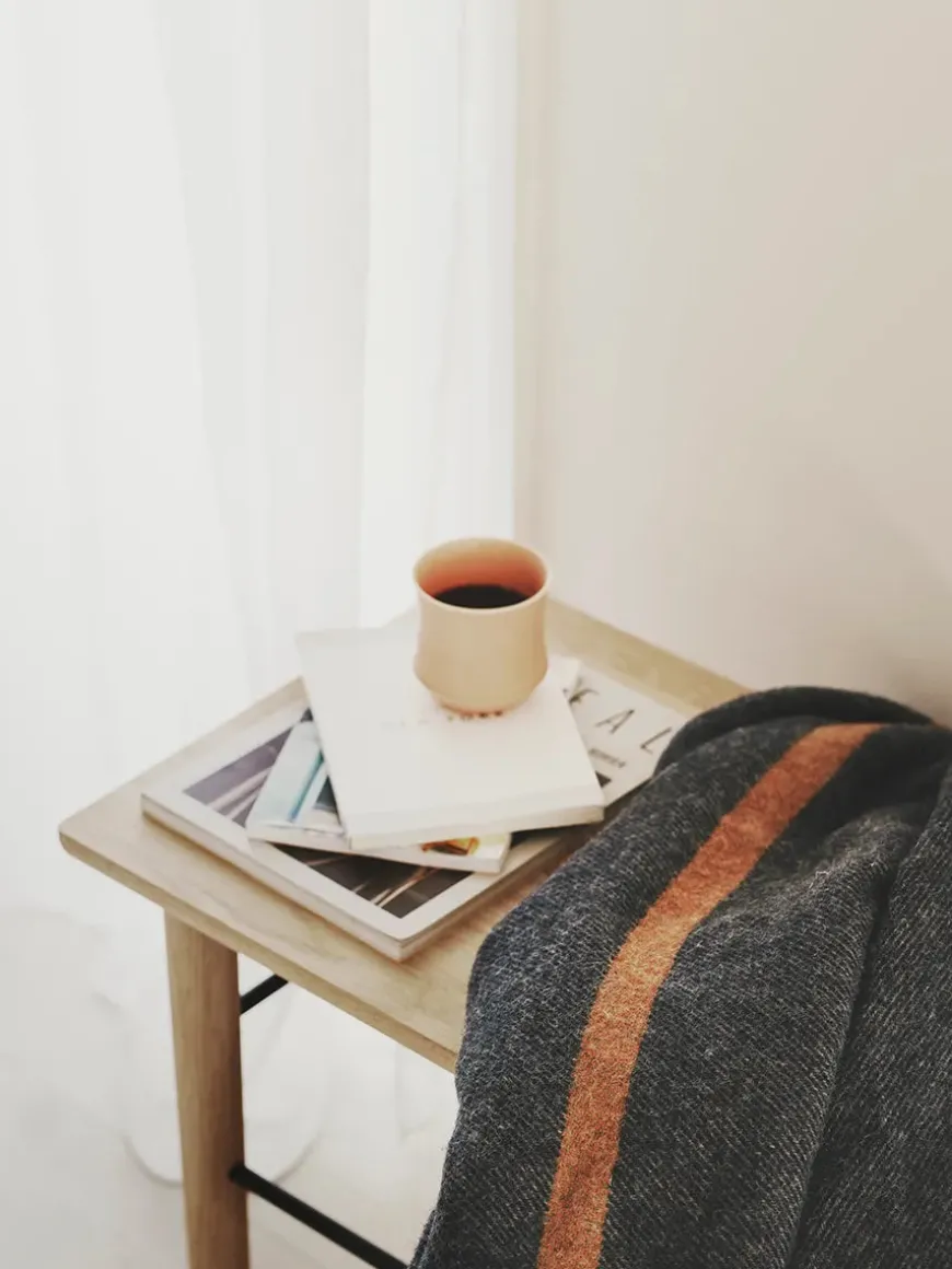 Alrø Plaid, pine forrest fra Silkeborg Uldspinderi